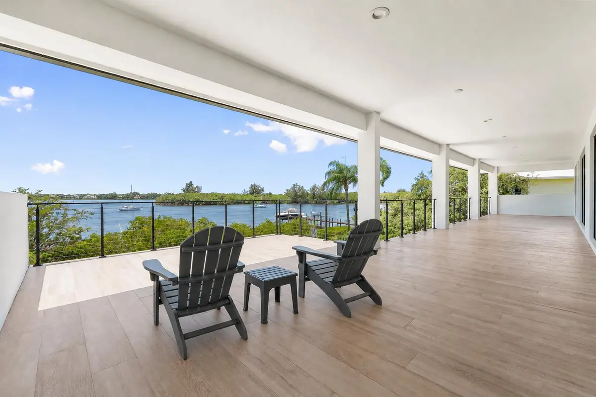 View from second primary bedroom on seco at 3316 SE RIVER VISTA Court, Port St. Lucie