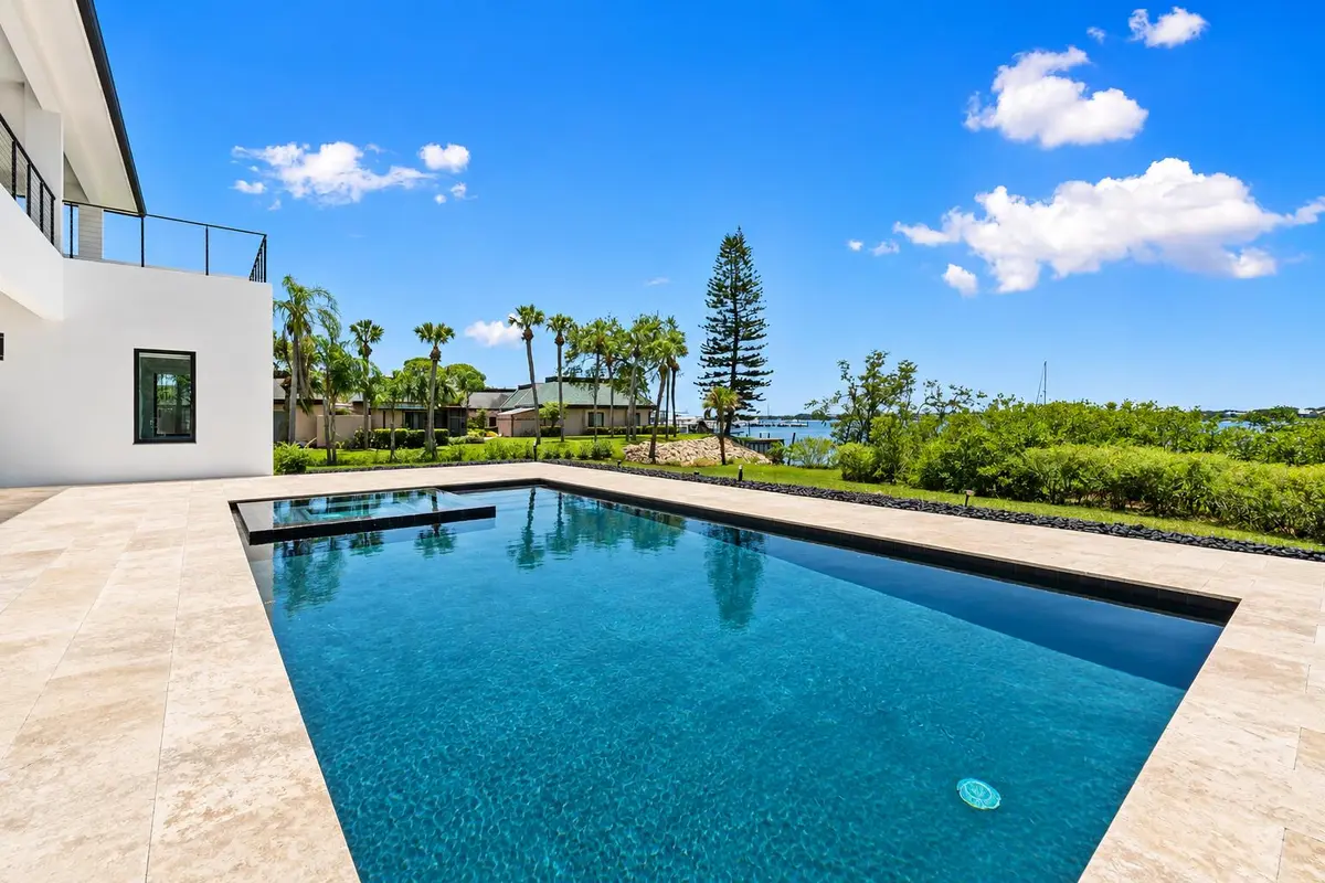 Pool with spa at 3316 SE RIVER VISTA Court, Port St. Lucie