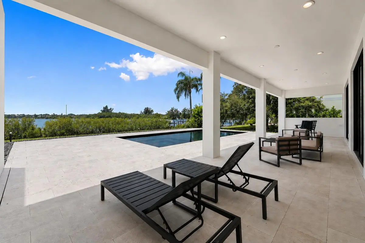 Deck at pool at 3316 SE RIVER VISTA Court, Port St. Lucie