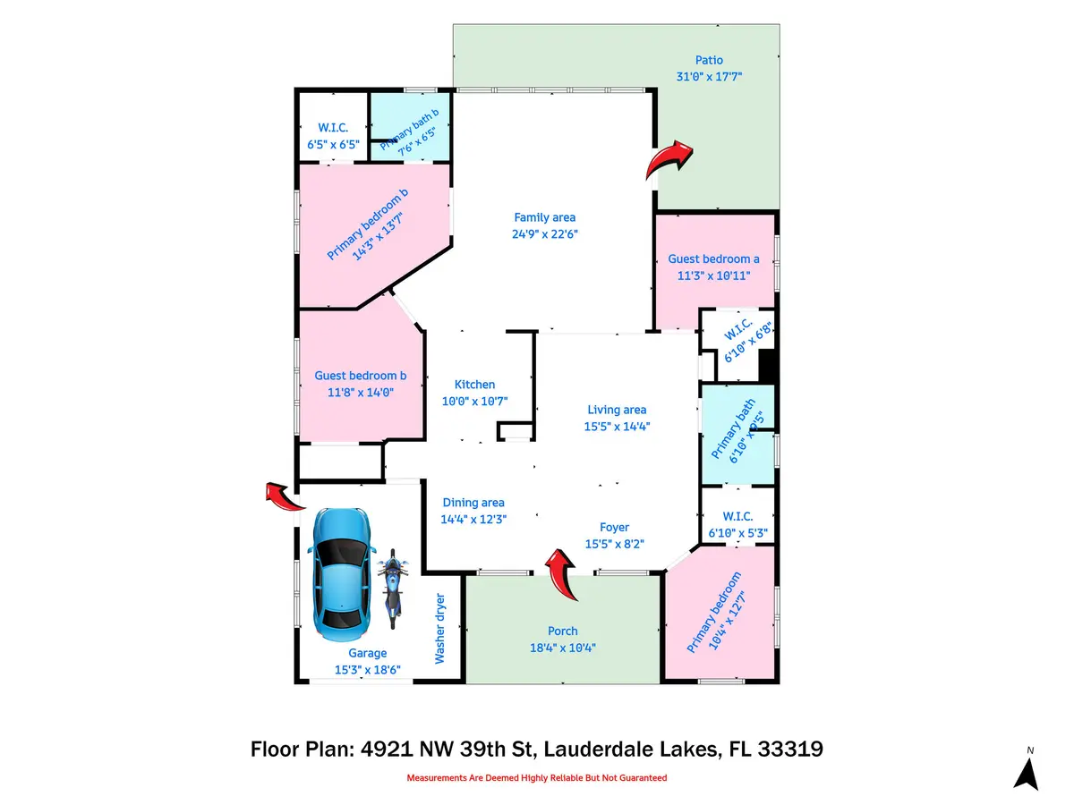 3 Floor Plan at 4921 NW 39TH Street, Lauderdale Lakes