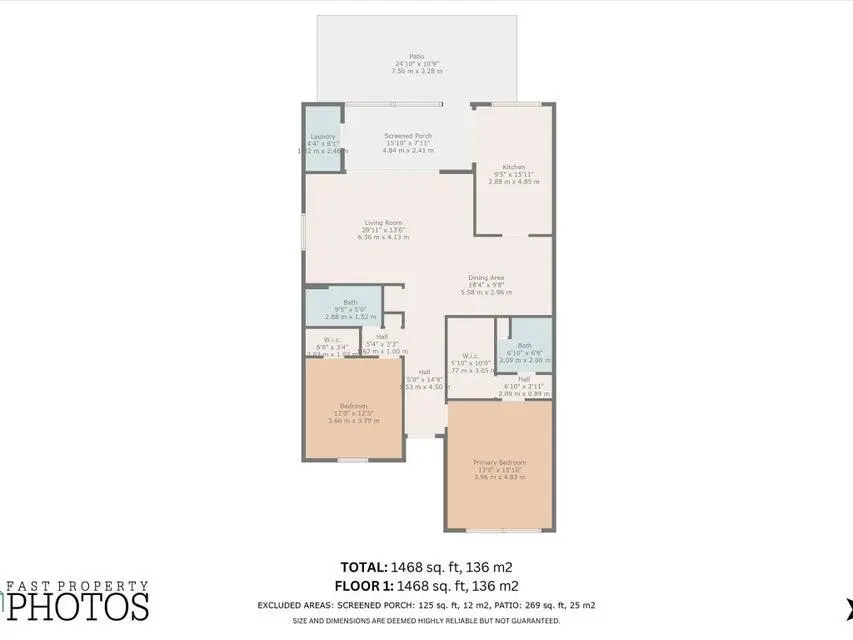 Floor plan at 728 Lago Road, Delray Beach