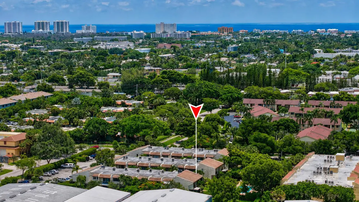 aerial photo at 721 SE 1ST Way C11, Deerfield Beach