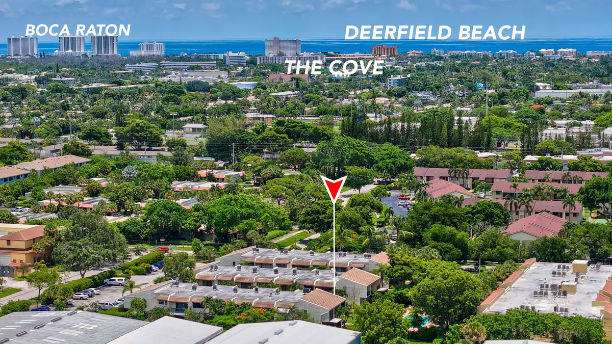 aerial at 721 SE 1ST Way C11, Deerfield Beach