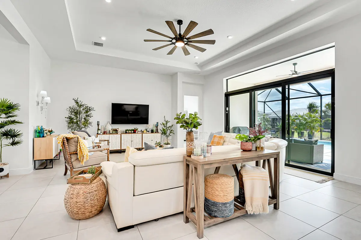 living room at 13865 SE Blackwood Drive, Port St. Lucie