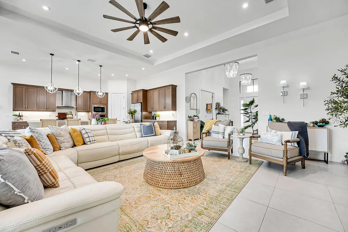 living room at 13865 SE Blackwood Drive, Port St. Lucie
