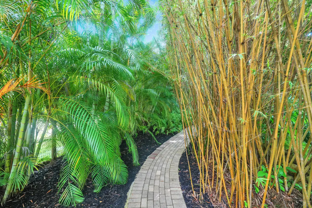 Paver walkway around pond to dock at 13432 153RD Road, Jupiter Farms