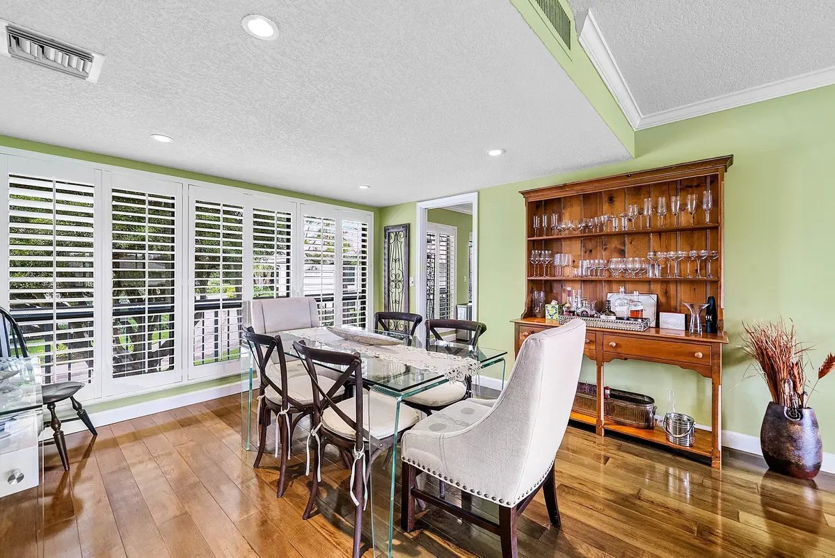 Dining Area at 4014 B Quail Ridge Drive Osprey, Boynton Beach