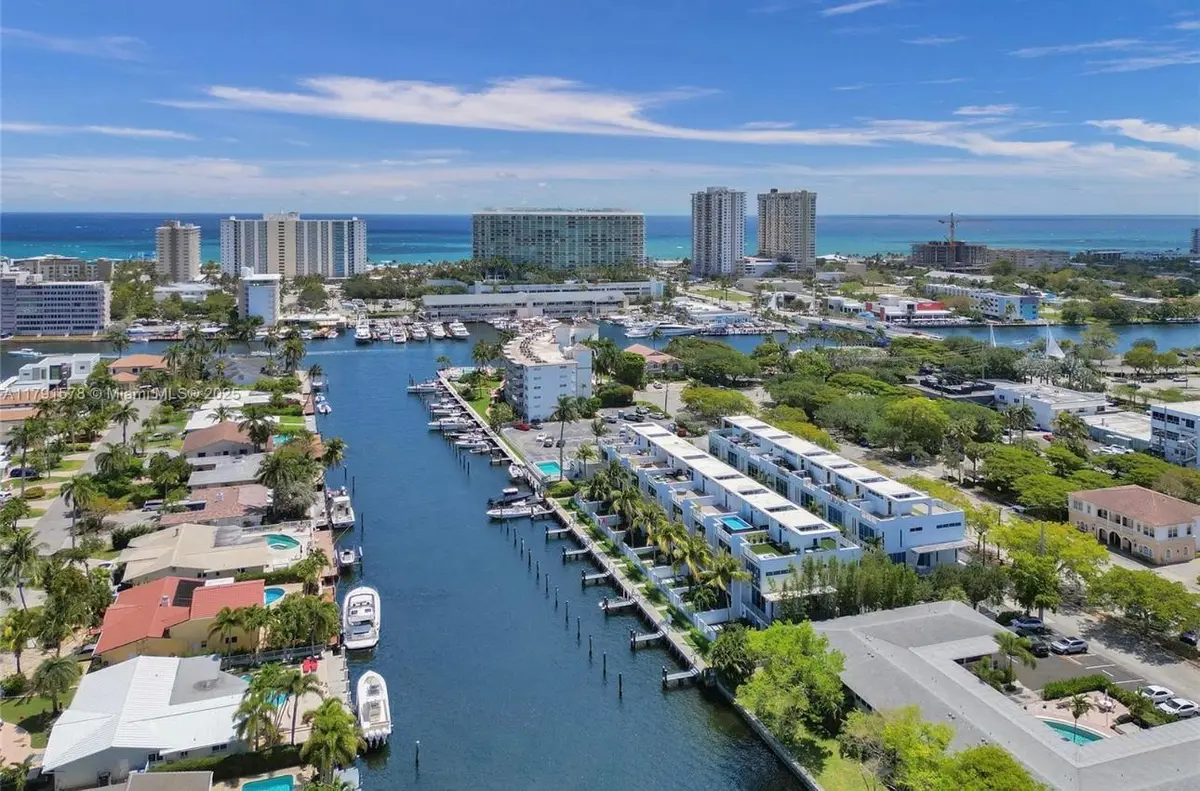 Aerial View East at 2743 NE 1ST Street, Pompano Beach