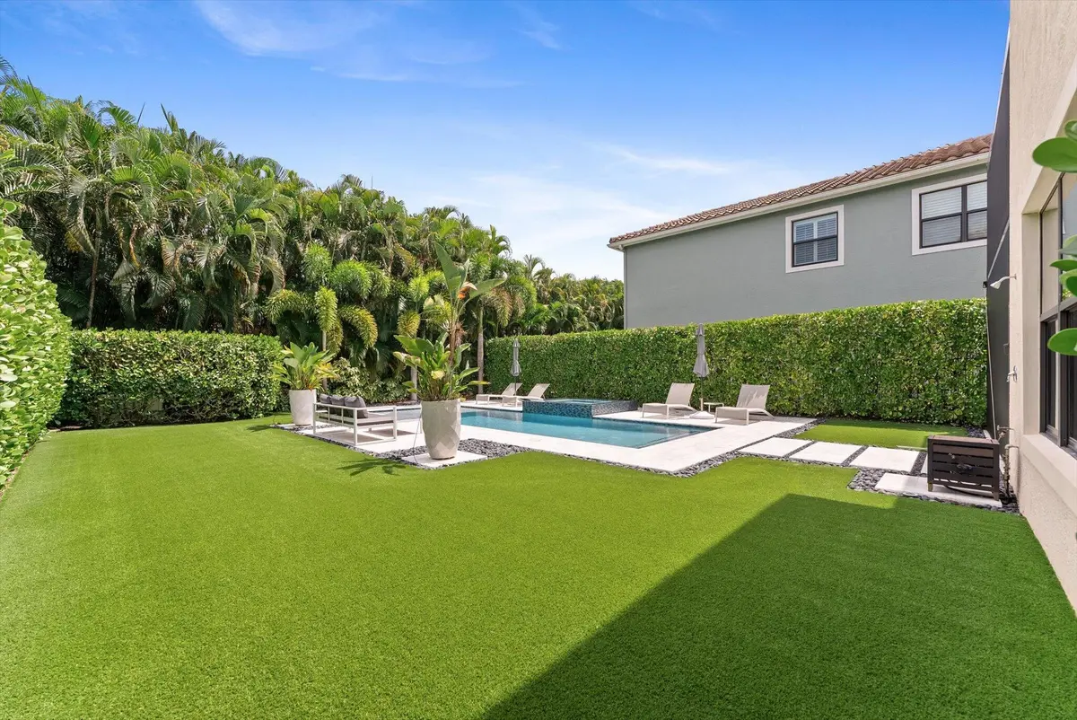 TURF YARD & POOL at 8159 Hutchinson Court, Delray Beach