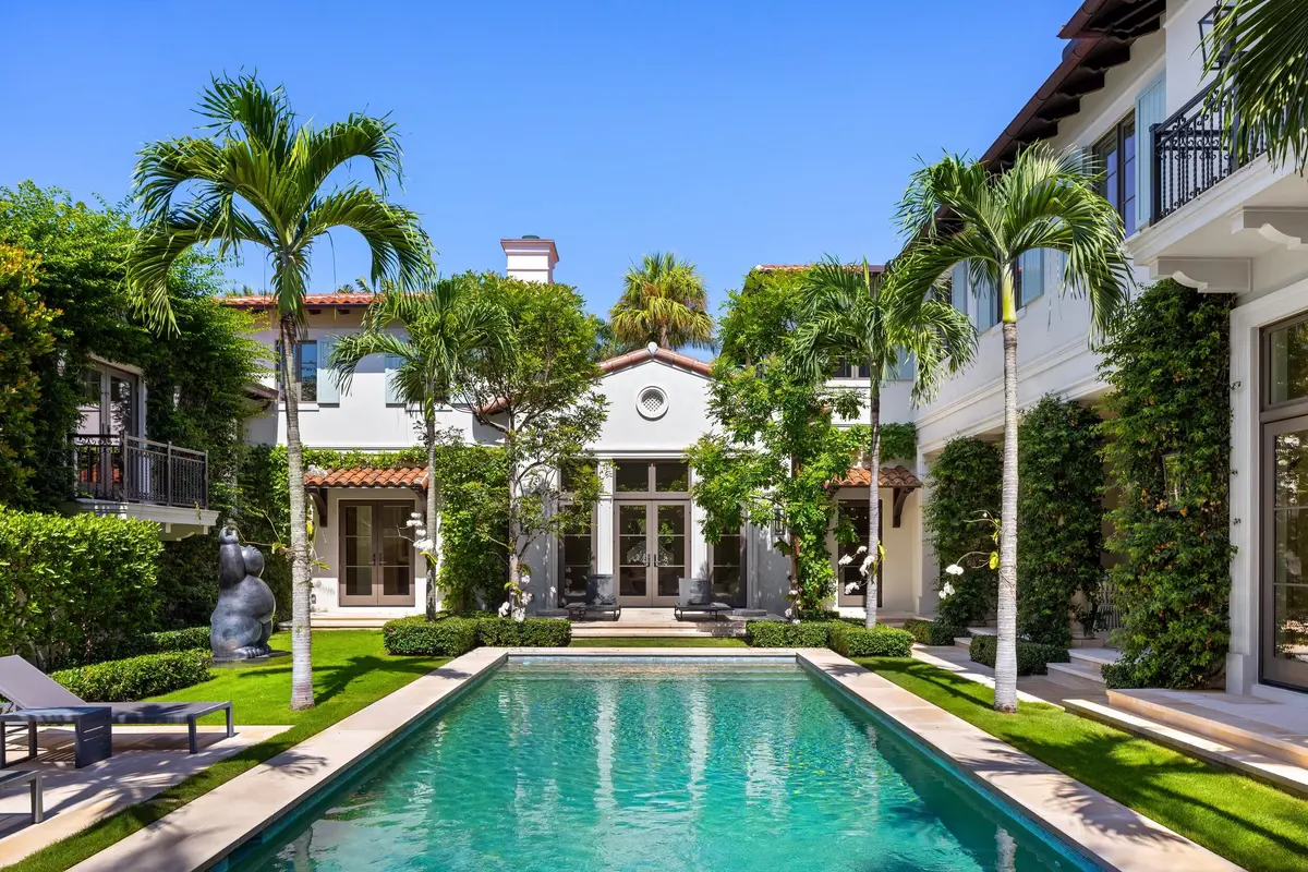 Pool at 220 Jungle Road, Palm Beach