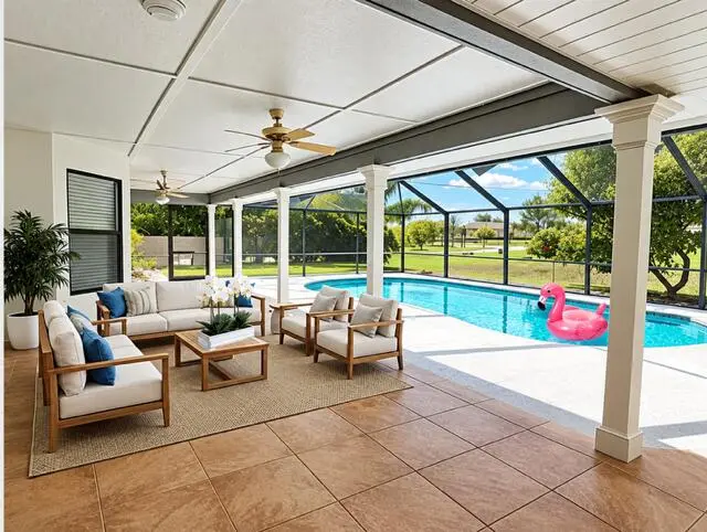 VIRTUAL POOL AREA at 5400 NW Emblem Street, Port St. Lucie