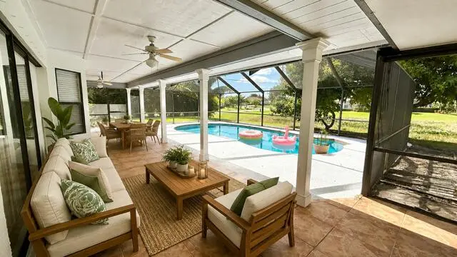 VITRUAL PATIO AND OUTDOOR TABLE at 5400 NW Emblem Street, Port St. Lucie