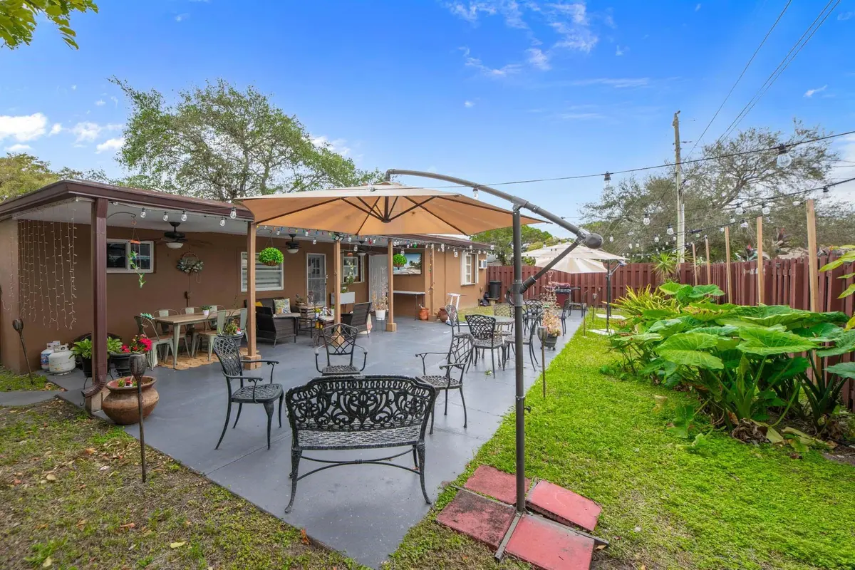 Huge patio, perfect for pool at 6500 SW 16th Court, North Lauderdale