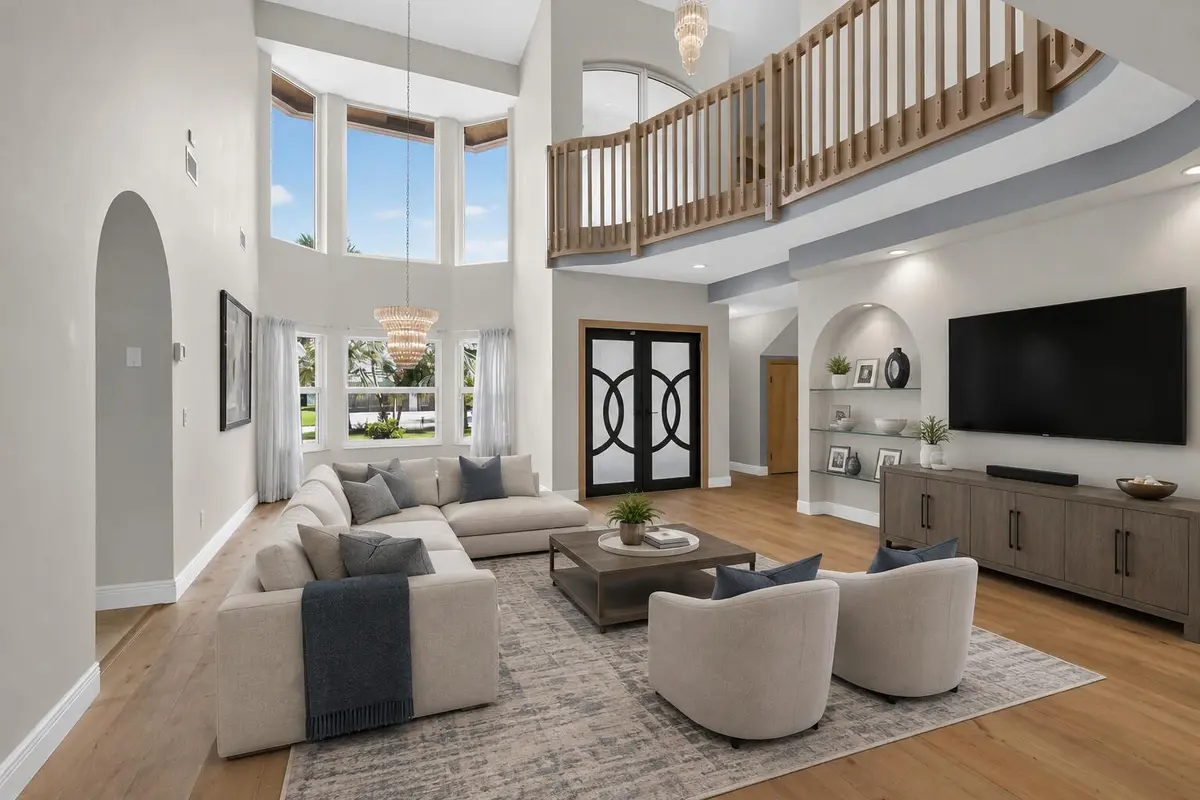 Living Room 2 - Staged at 9410 Sea Turtle Manor, Plantation