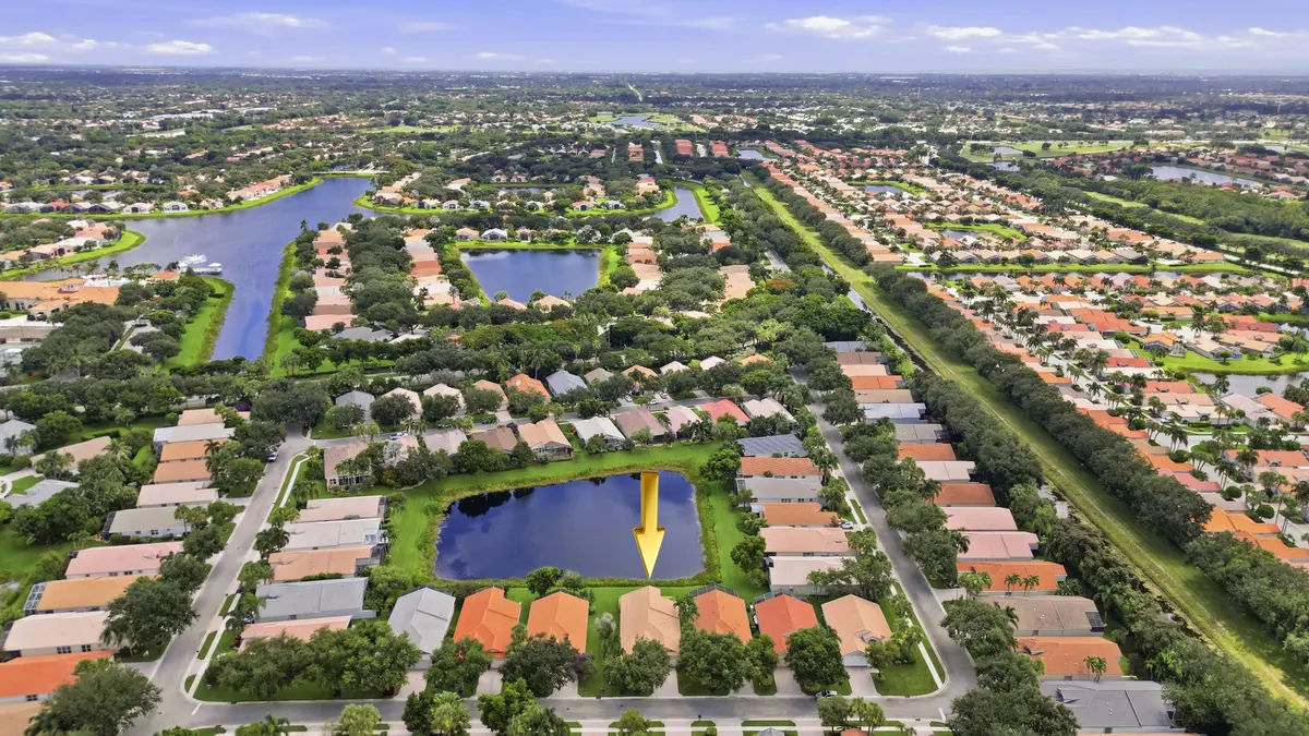 Aerial at 11458 Mauna Kea Lane, Boynton Beach