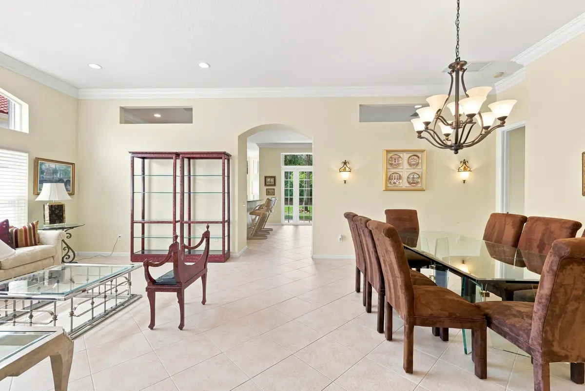 Dining and Living Room at 7199 Imperial Beach Circle, Delray Beach