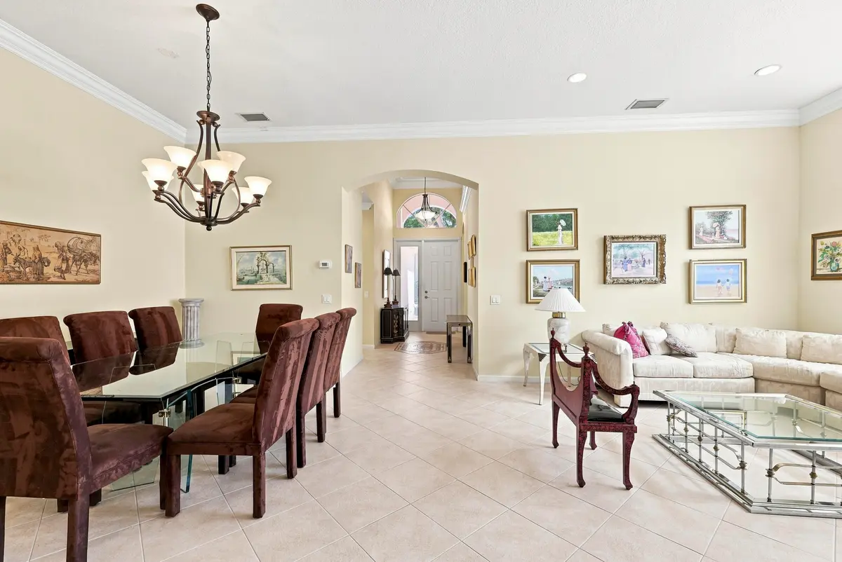 Dining and Living Room at 7199 Imperial Beach Circle, Delray Beach