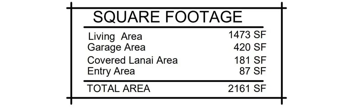 sq ft at 8845 W 98TH Avenue, Vero Beach