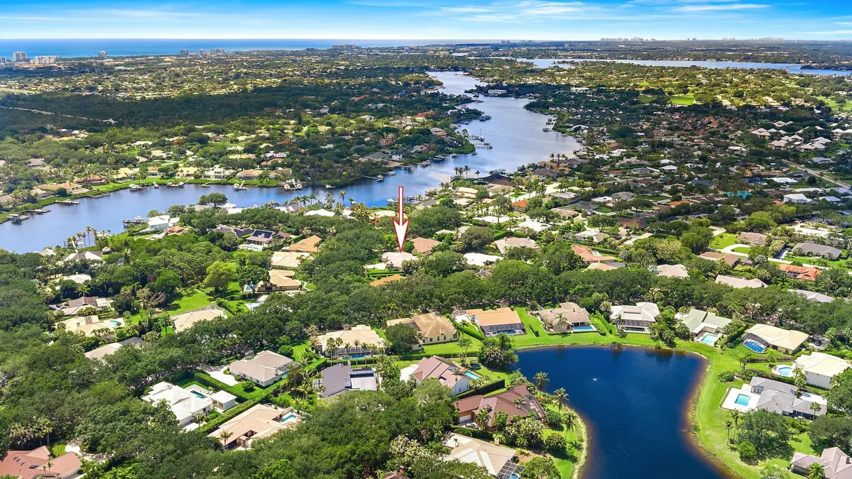 Aerial View at 18504 SE Heritage Oaks Lane, Jupiter