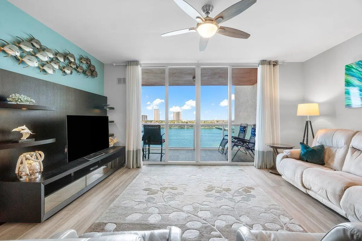 Open Living Area at 2640 Lake Shore Drive 711, Riviera Beach