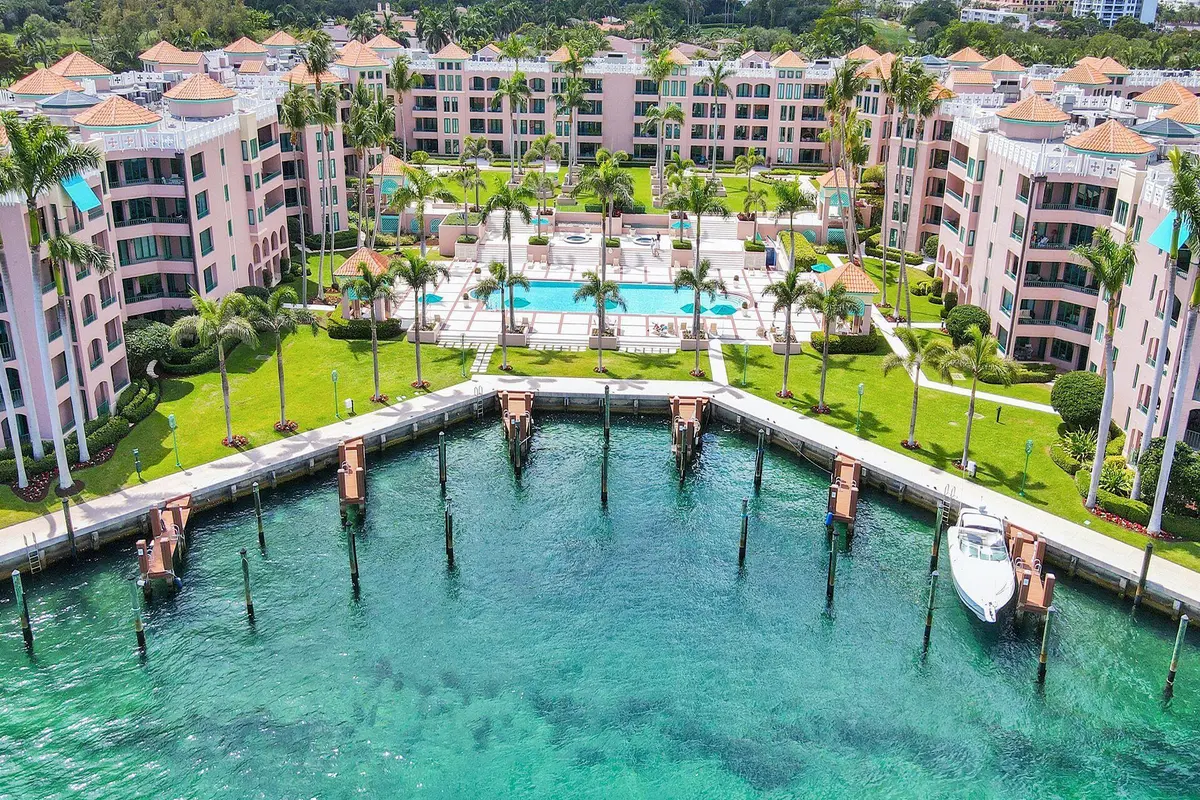 Property from water at 100 SE 5th Avenue 504, Boca Raton