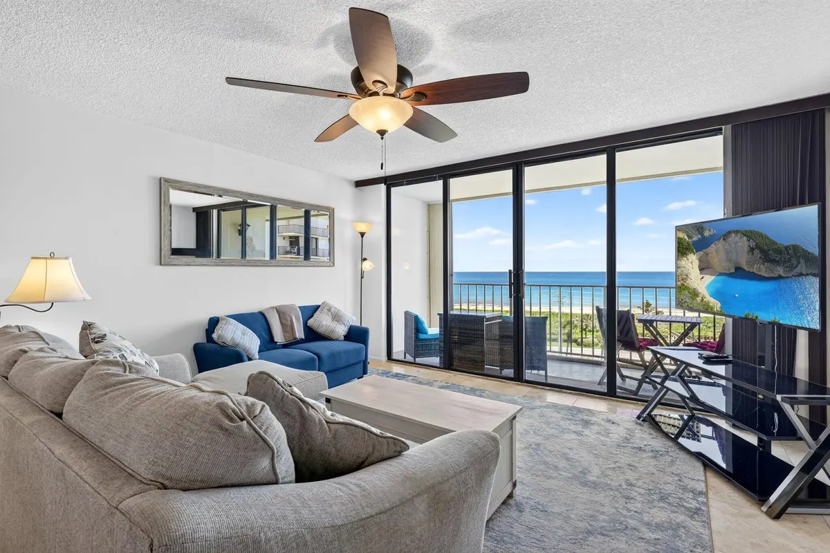 Living Room at 5061 N HIGHWAY A1A 705, Hutchinson Island