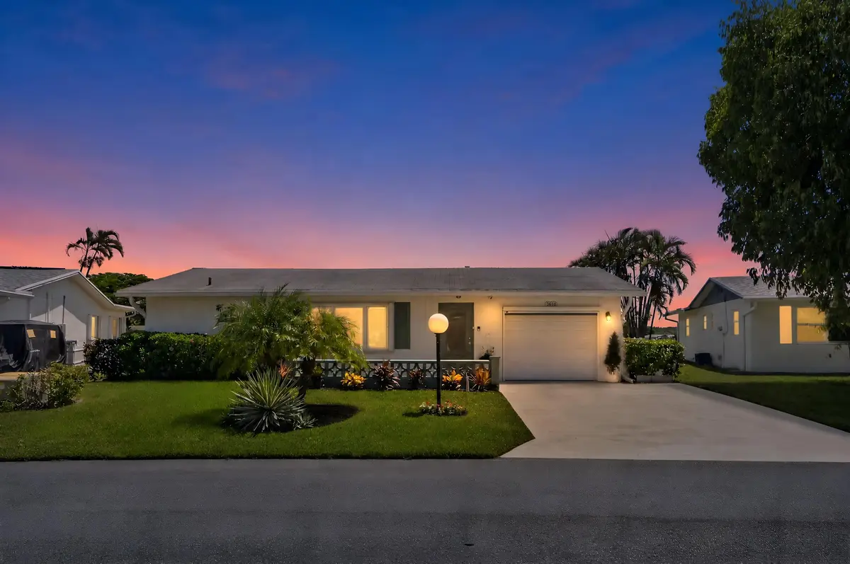 3610 Joseph Dr Dusk Photo at 3610 Joseph  Drive, West Palm Beach