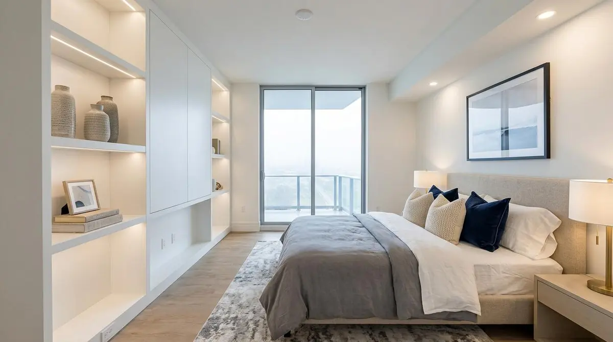 Bedroom at 220 Lake Shore Drive 2009, Lake Park