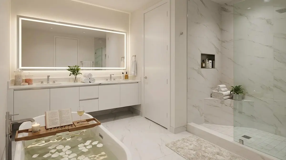 Bathroom at 220 Lake Shore Drive 2009, Lake Park