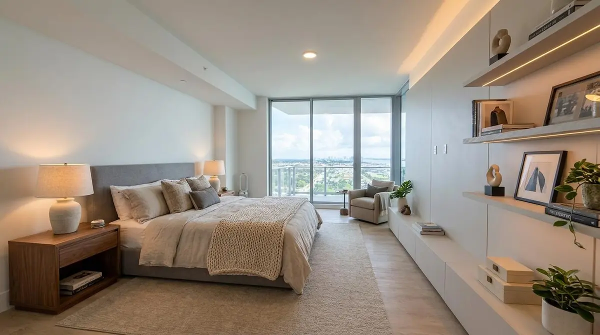 Bedroom at 220 Lake Shore Drive 2009, Lake Park