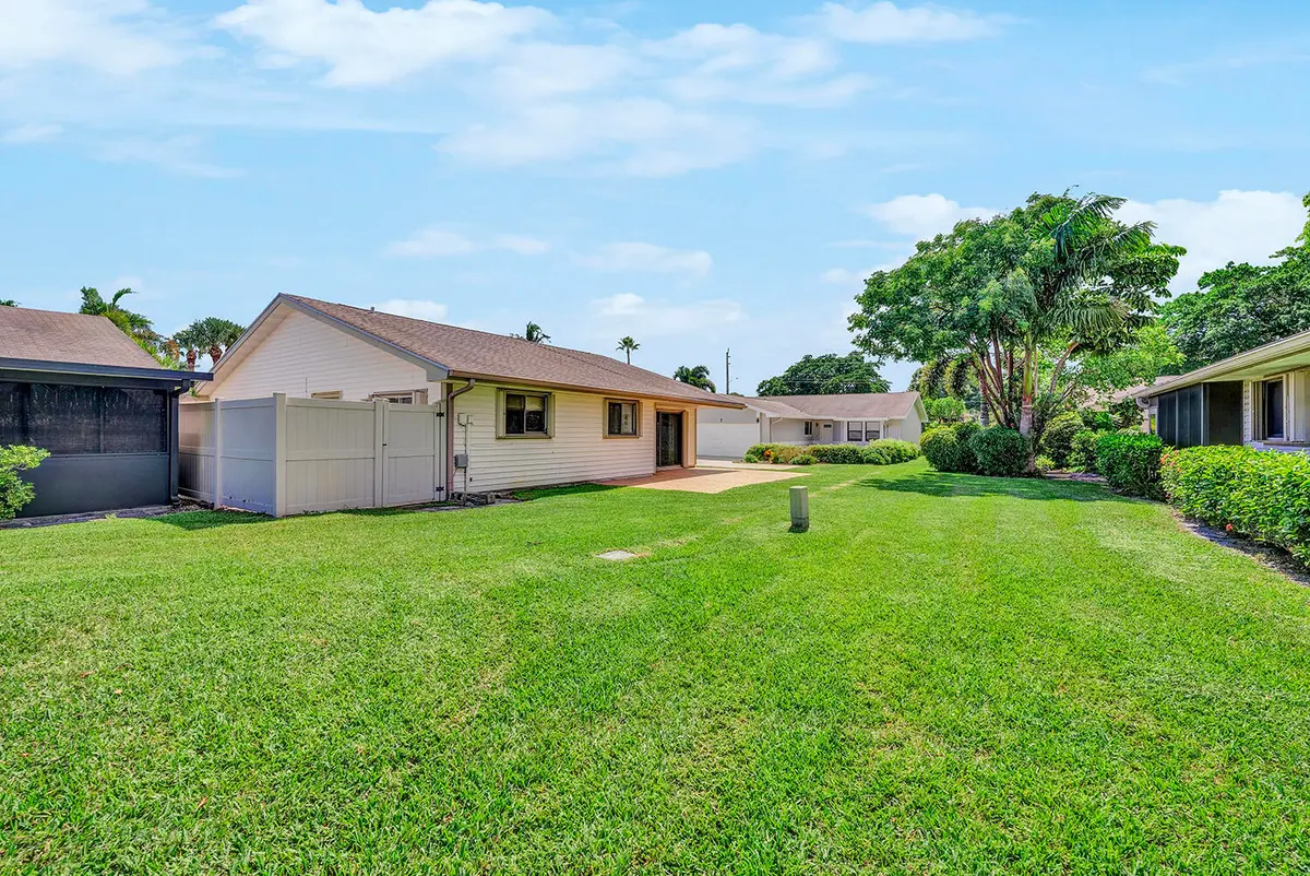 Grounds around home at 8 Eaton Place, Boynton Beach