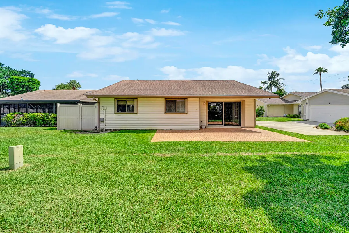 Back of house at 8 Eaton Place, Boynton Beach