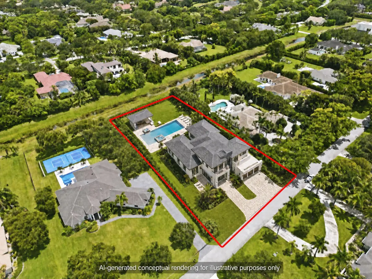 Aerial View at 8288 MAN O WAR Road, Palm Beach Gardens
