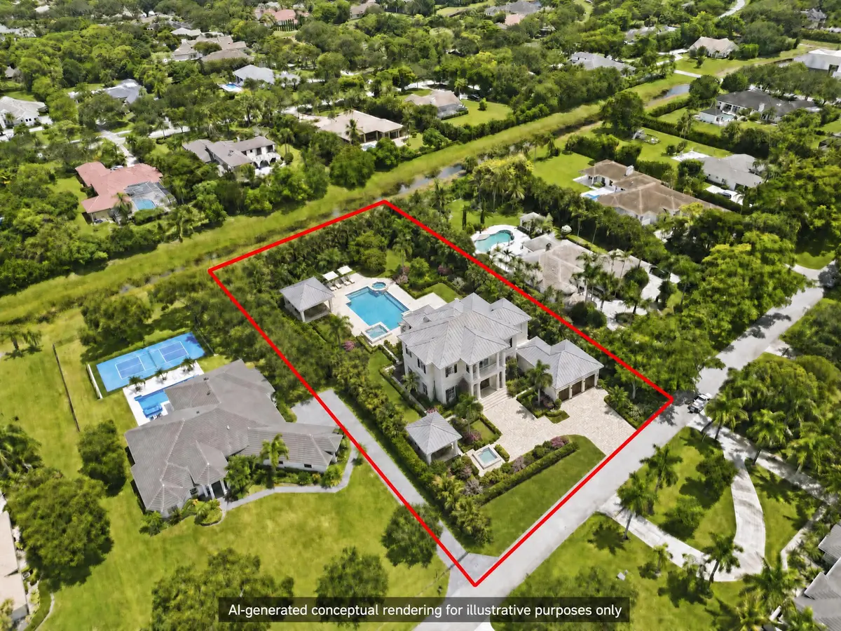 Aerial View at 8288 MAN O WAR Road, Palm Beach Gardens