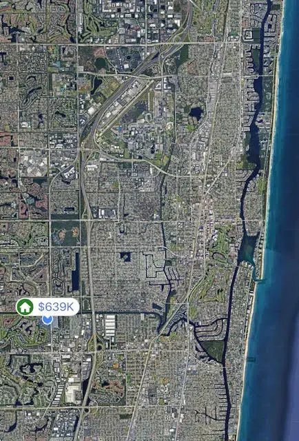 A short drive to the Beach at 627 Hollows Circle, Deerfield Beach
