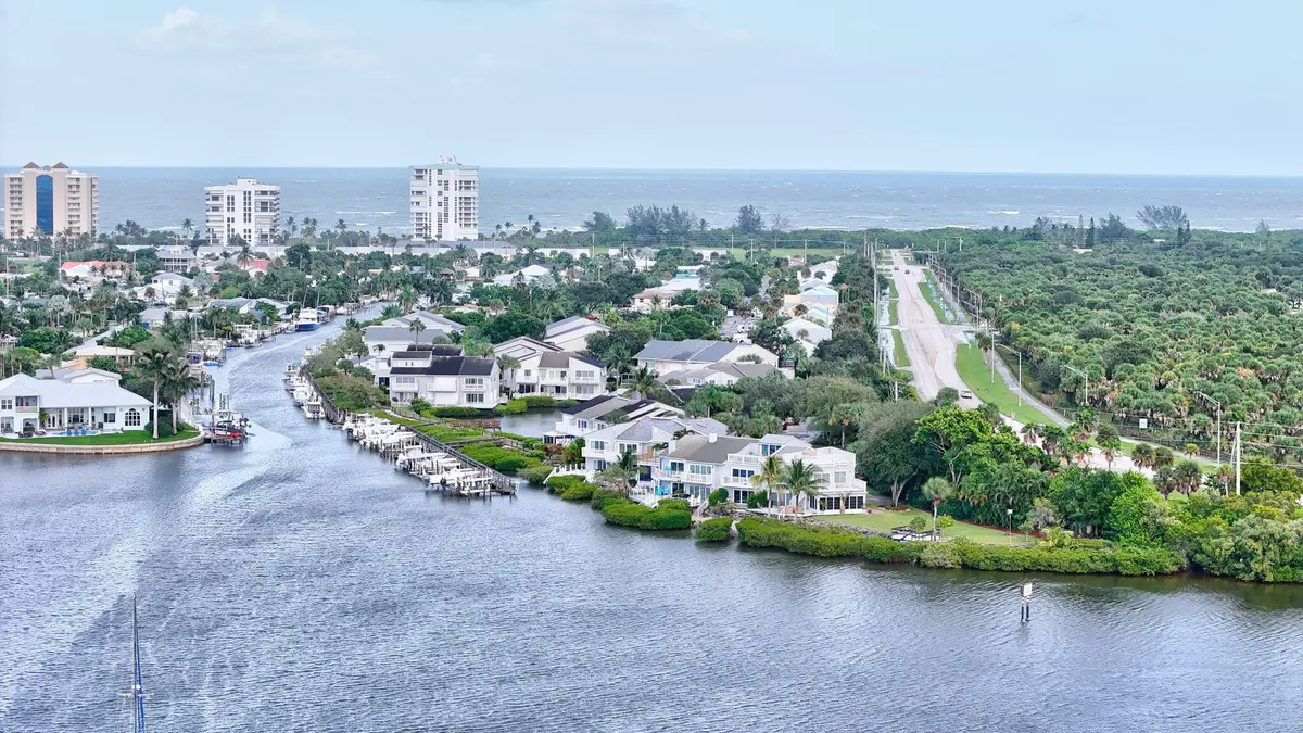 Aerial View at 2486 Harbour Cove Drive, Hutchinson Island