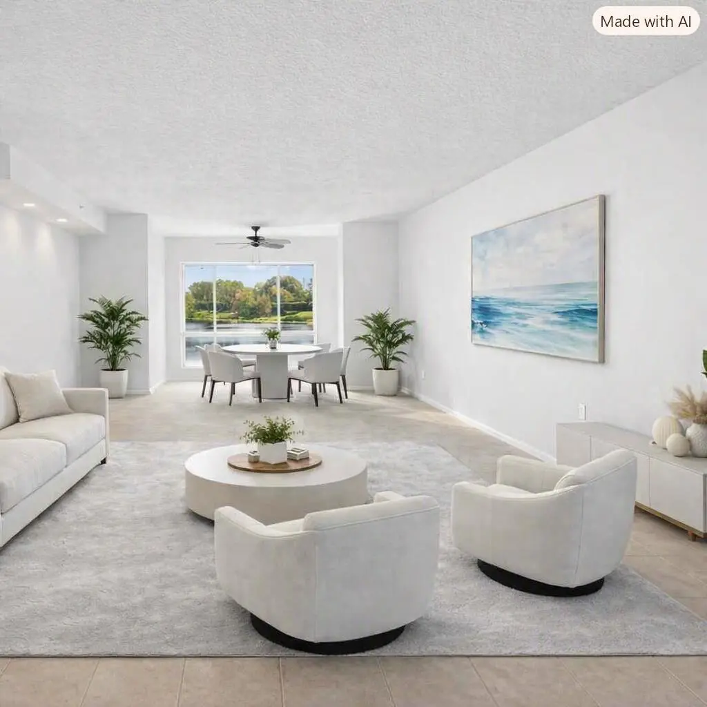 Living Room at 5842 CRYSTAL SHORES Drive 205, Boynton Beach