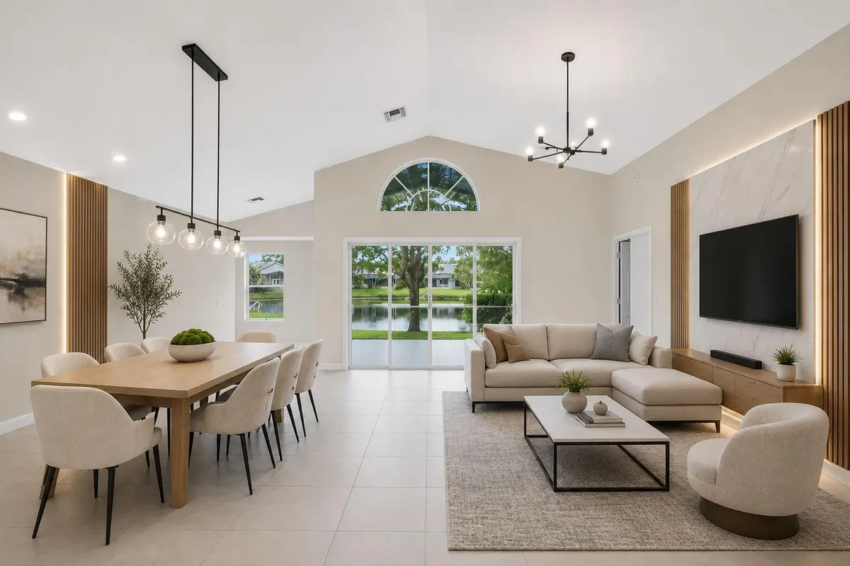 STAGED LIVING ROOM at 2453 Stonegate Drive, Wellington