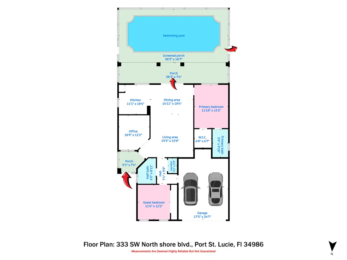 2A Floor Plan at 333 SW NORTH SHORE Boulevard, Port St. Lucie