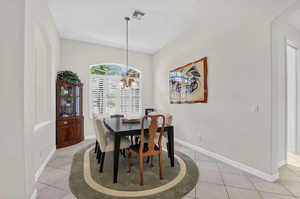 Dining Room at 9574 LANTERN BAY Circle, West Palm Beach