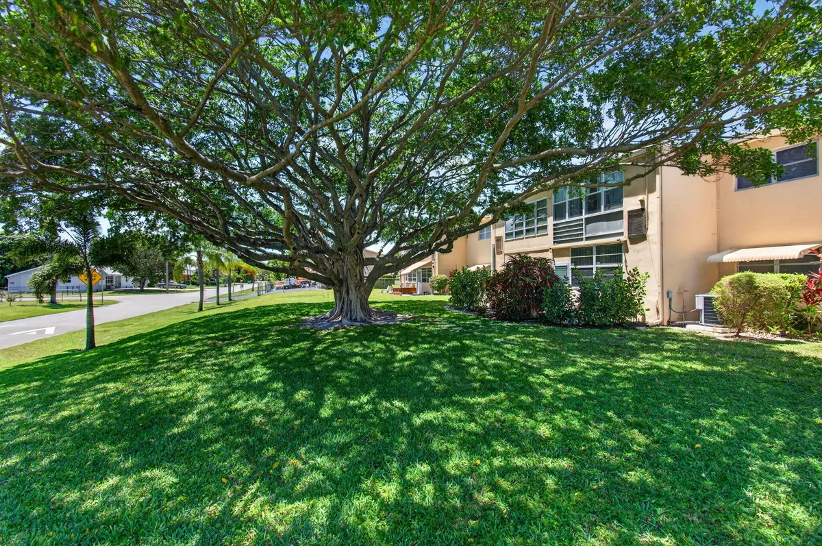 Back View of Garden 2nd Floor Unit at 2101 NE 1st Court 204, Boynton Beach