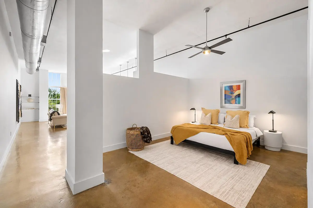 Loft Bedroom at 180 NE 4TH Avenue 406, Delray Beach