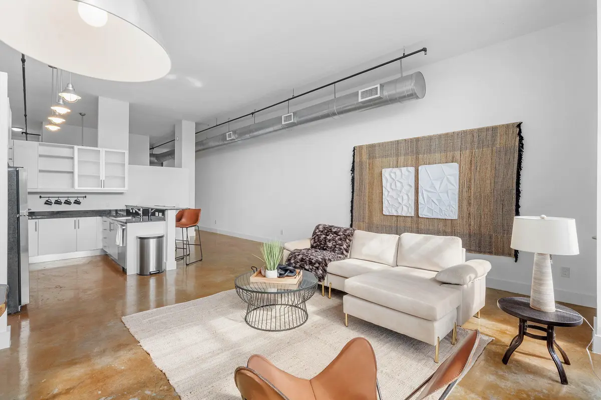 living room at 180 NE 4TH Avenue 406, Delray Beach