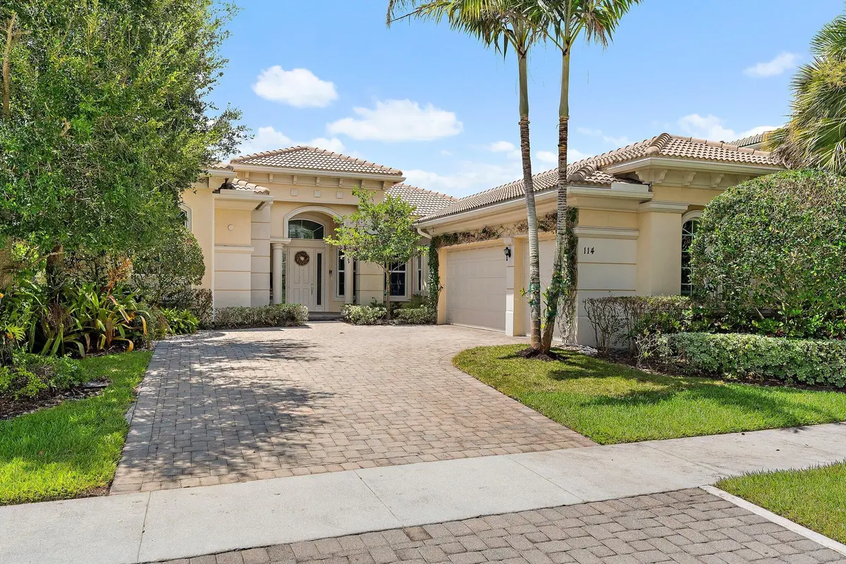 Front Exterior at 114 Carmela Court, Jupiter