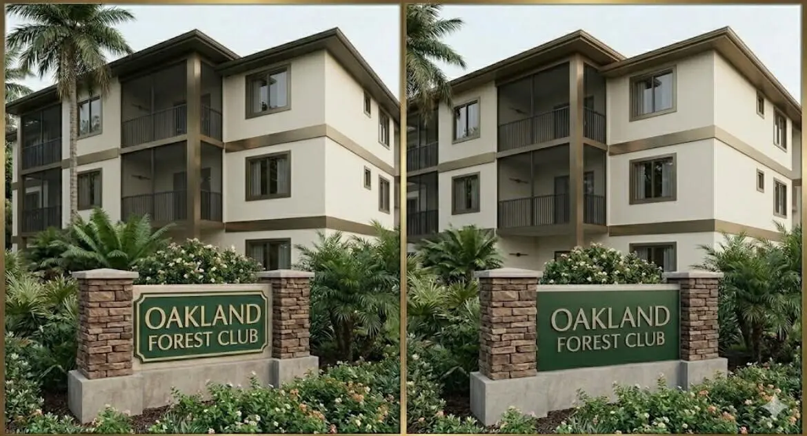 Building color rendition at 3017 N Oakland Forest Drive 308, Oakland Park