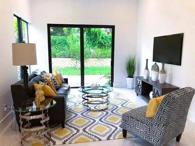 Living Room at 2517 Oceanview Avenue, Delray Beach