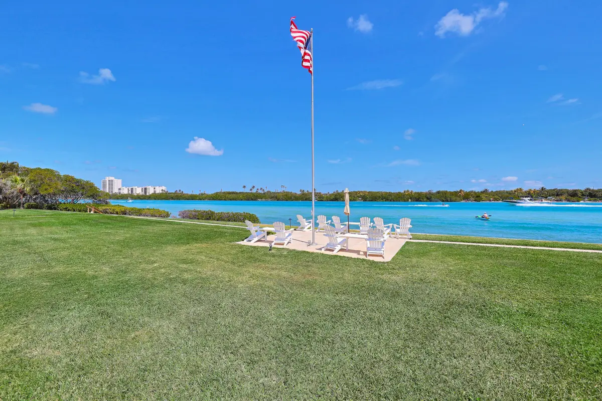 Sitting Area Smack on Intracoastal at 100 Waterway Road, Jupiter