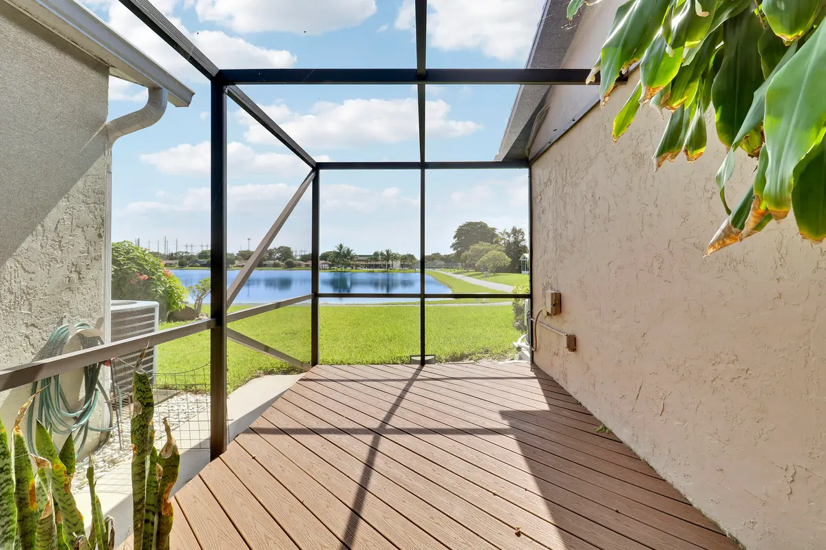 Side Patio at 5481 Mirror Lakes Boulevard, Boynton Beach