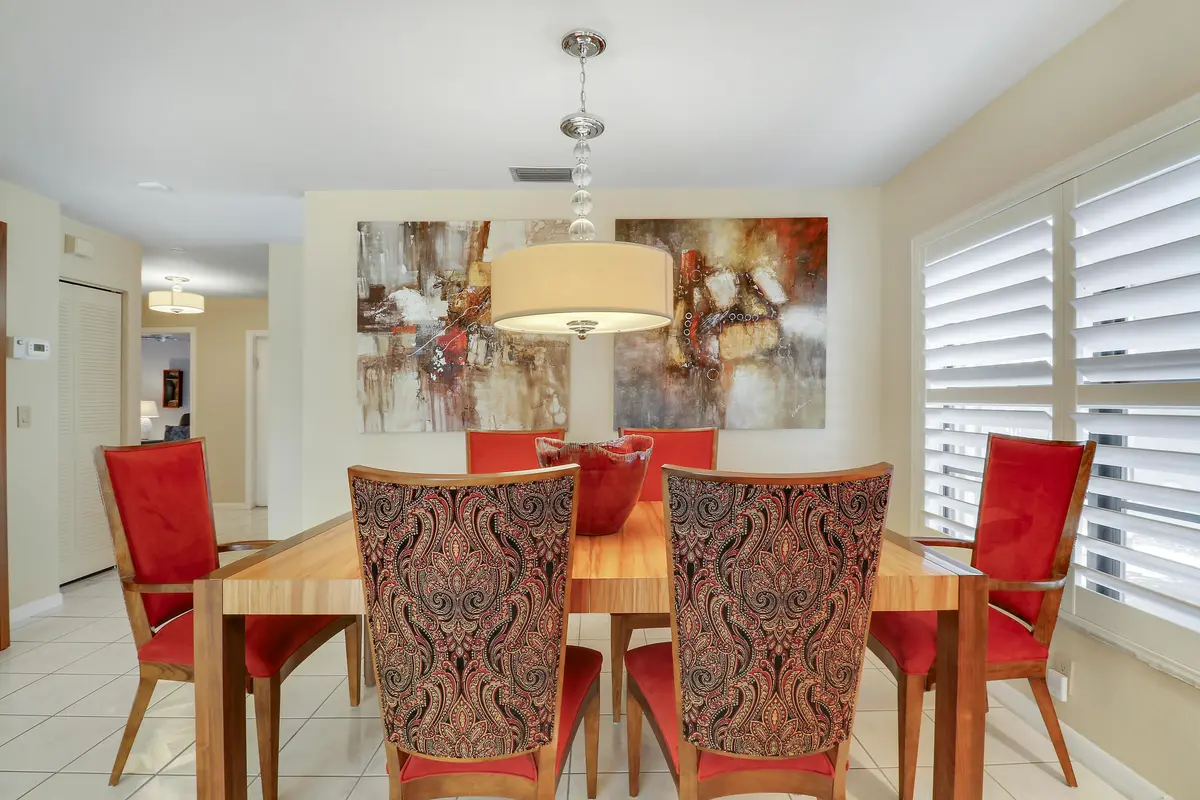 Dining Area at 5481 Mirror Lakes Boulevard, Boynton Beach