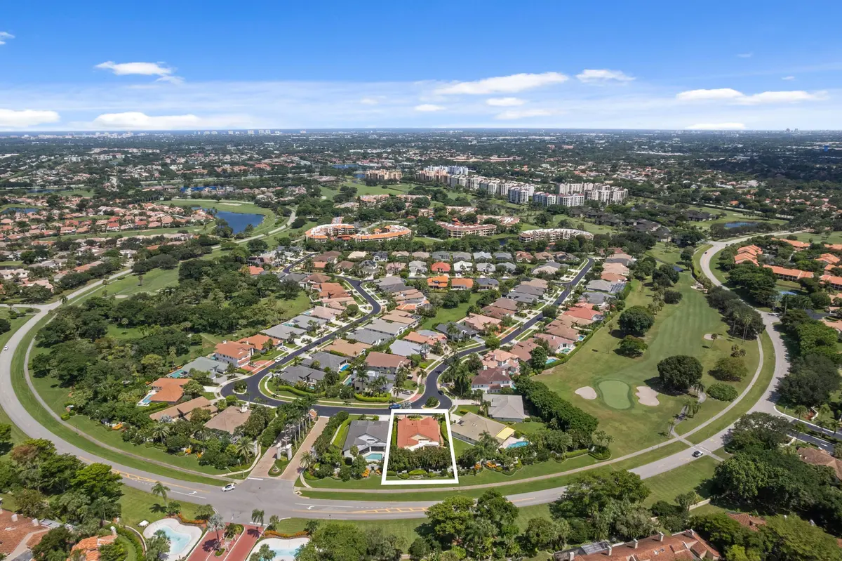 Aerial at 7795 LA CORNICHE Circle, Boca Raton